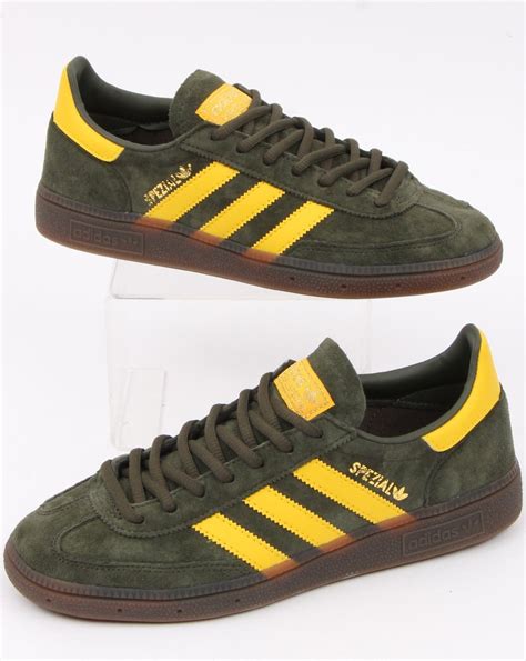 adidas spezial yellow green